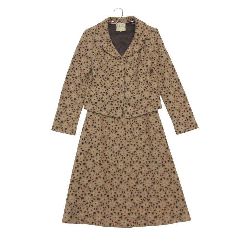 Sybilla シビラ セットアップ レース ジャケット カットワーク クロシェ スカート ベージュ M レディース 【中古】