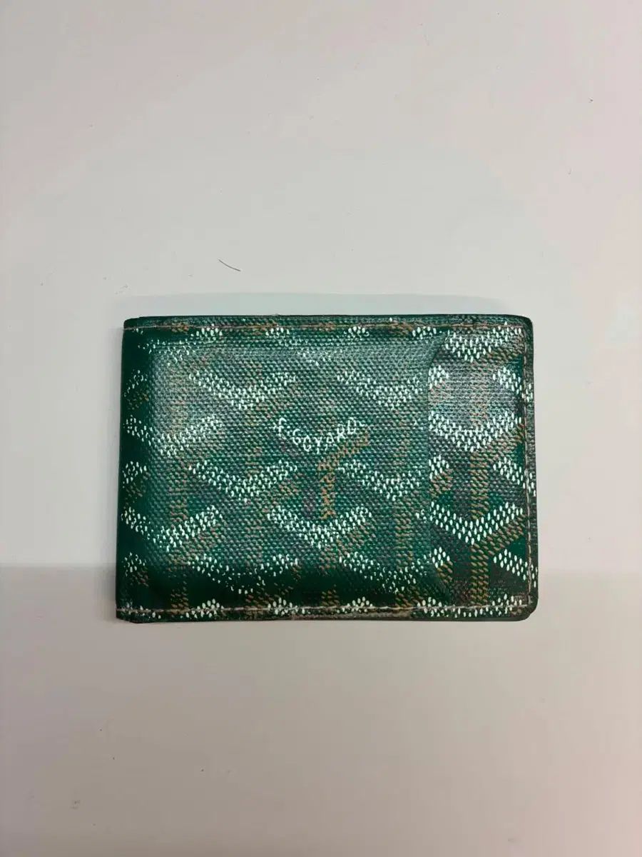 ゴヤール インサート 二つ折り財布 グリーン