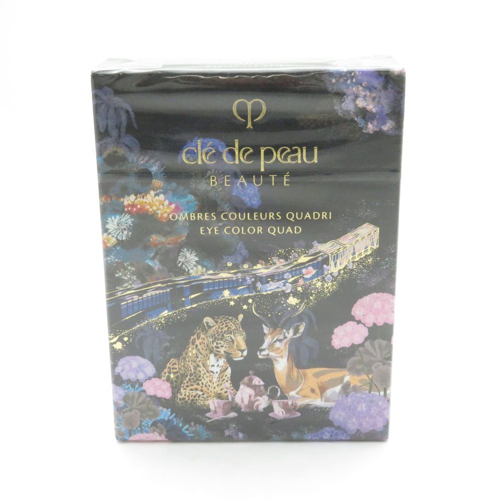未使用 cledepeaubeaute クレドポーボーテ オンブルクルールクアドリ アイシャドウ 6g 504 Pastel Tea Safari BD6275D2