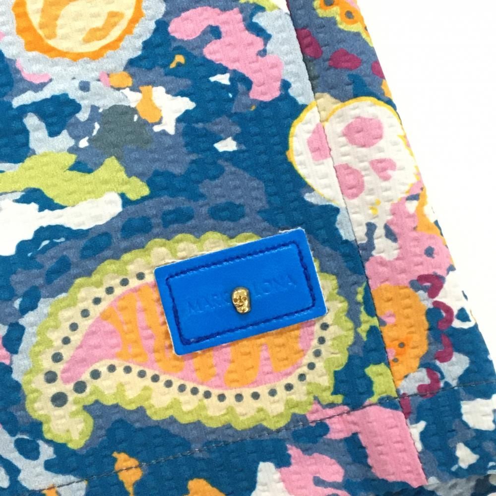 超美品】マークアンドロナ ショートパンツ ネイビー×オレンジ