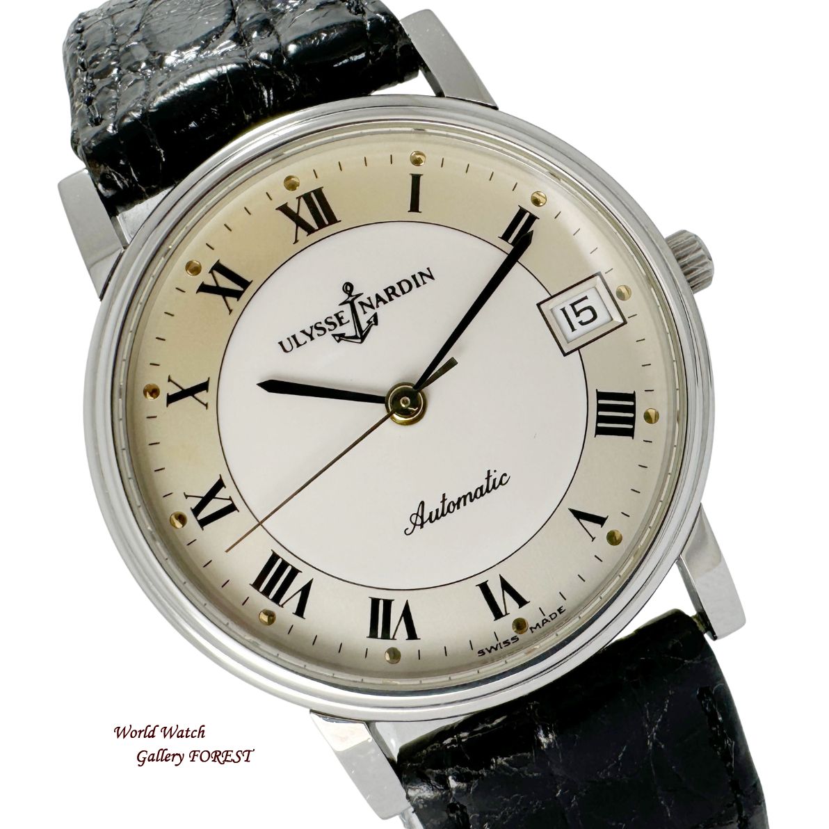 ユリスナルダン Ulysse Nardin☆サンシアー】133-22 中古 自動巻き