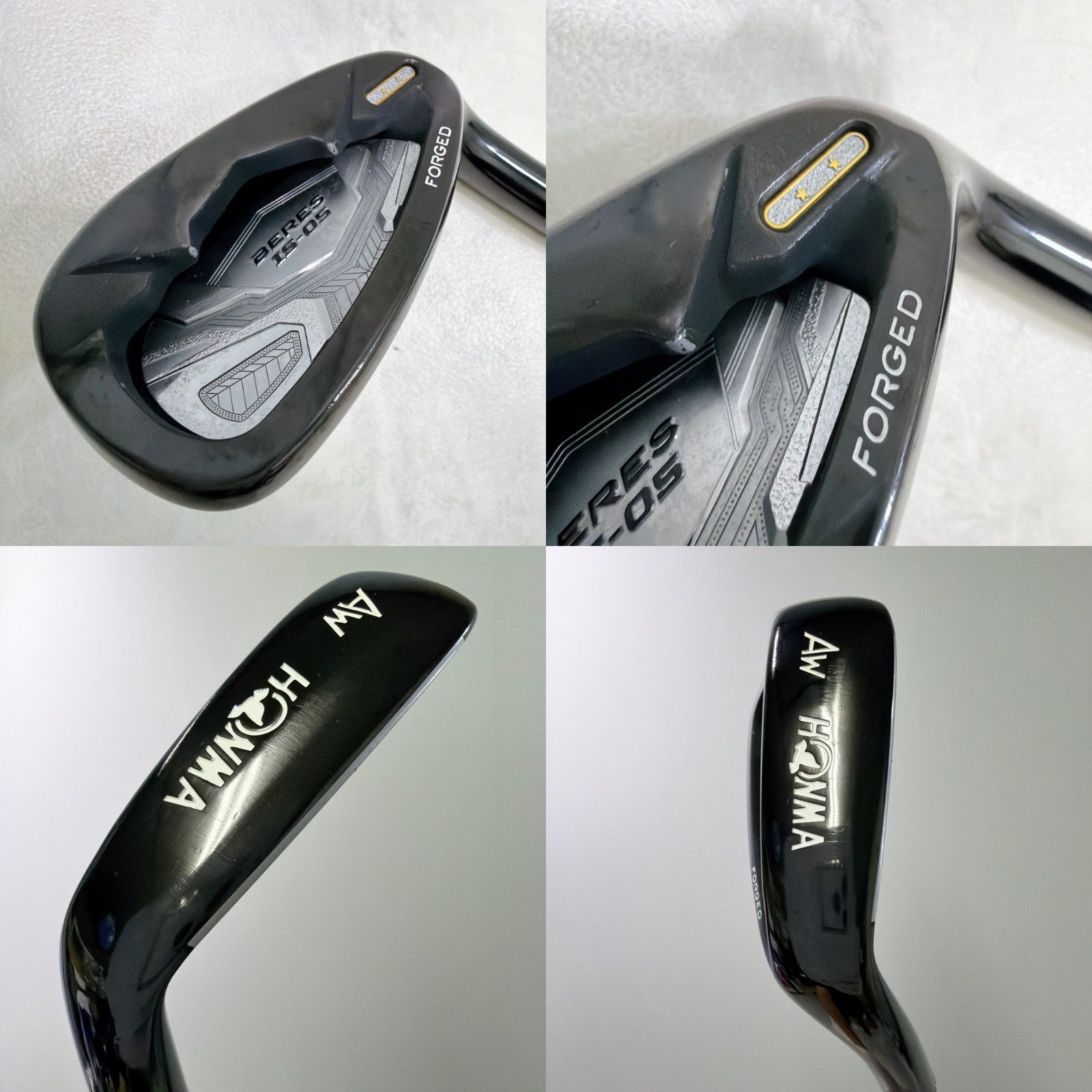 激レア 高級 HONMA BERES IS-05 ブラック AW 星2スター 純正カーボン