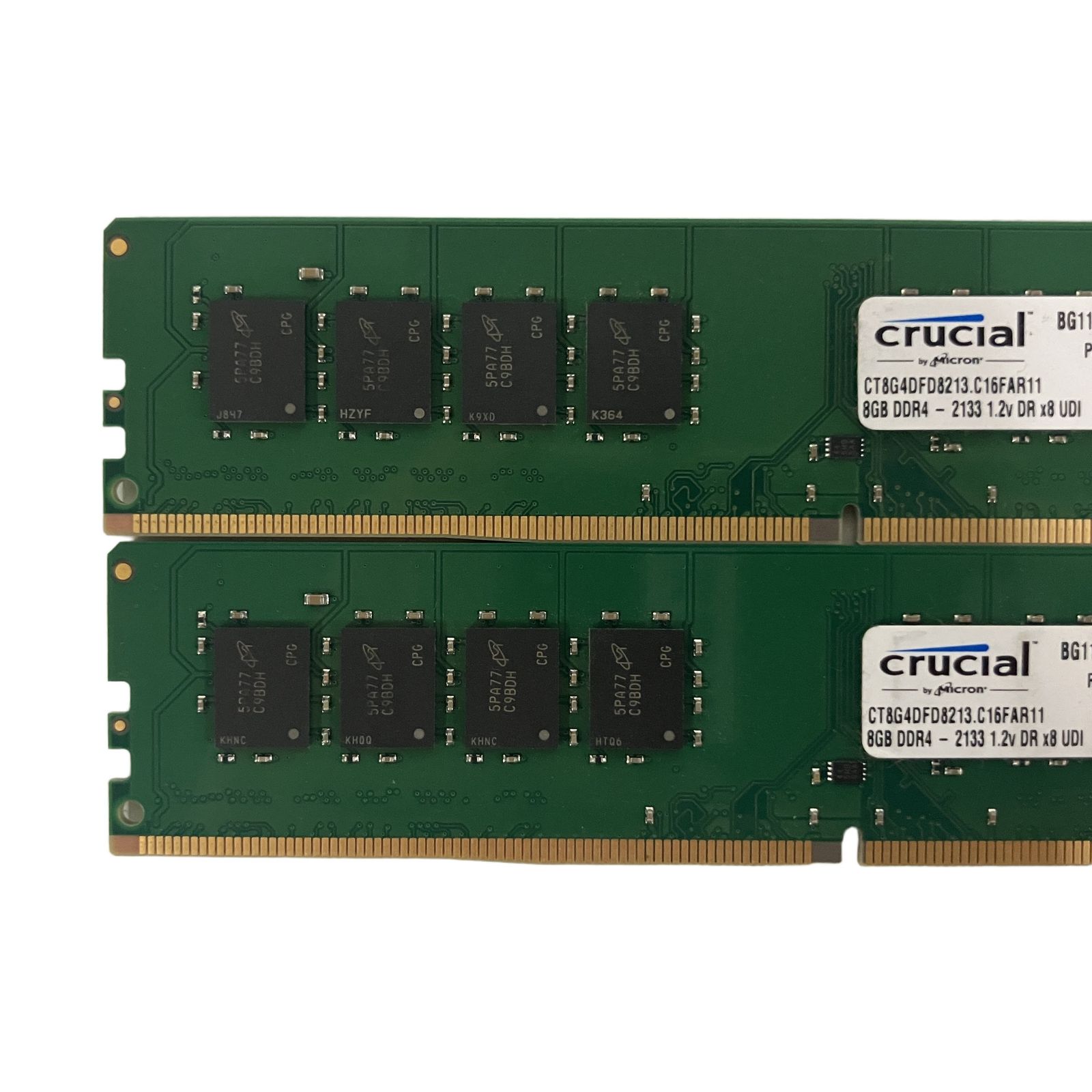 中古動作品サーバ用メモリDDR4 8GB 4枚セット　#3 Crucial DDR4-2133 8GB 4枚セット 中古メモリ - メルカリ