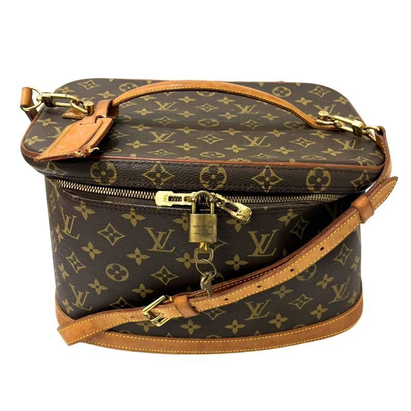 LOUIS VUITTON ルイヴィトン ニース M47280 ブラウン モノグラム バニティバッグ ユニセックス 【中古】 22606K365