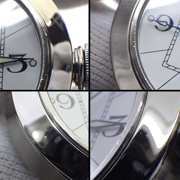 カルティエ Cartier 腕時計 パシャC W31055M7 デイト 夜光針 夜光インデックス ホワイト文字盤  SS 自動巻き 【中古】 カルティエ Cartier 腕時計 パシャC W31055M7 デイト 夜光針 夜光