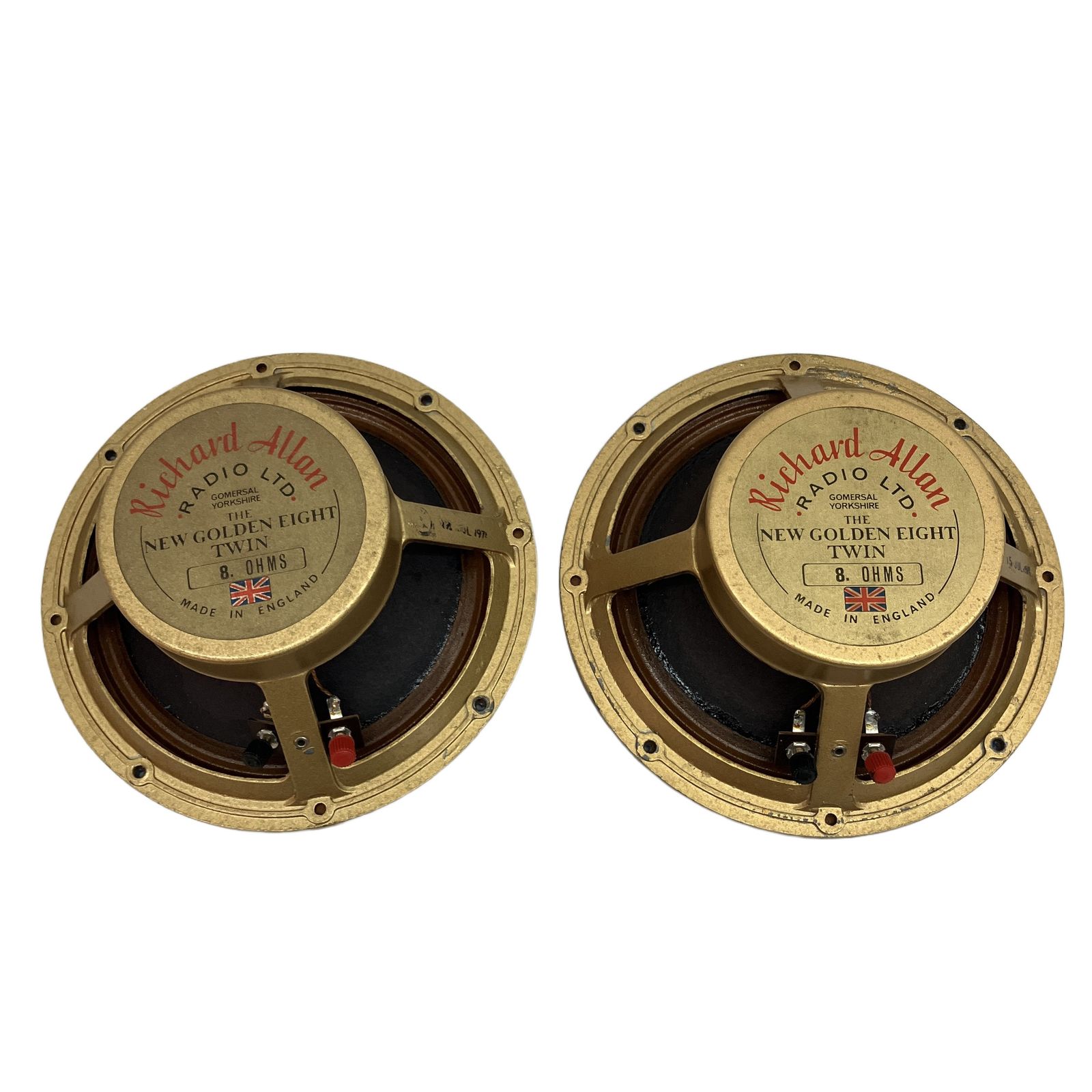 Richard Allan NEW GOLDEN EIGHT TWIN スピーカー ユニット ペア