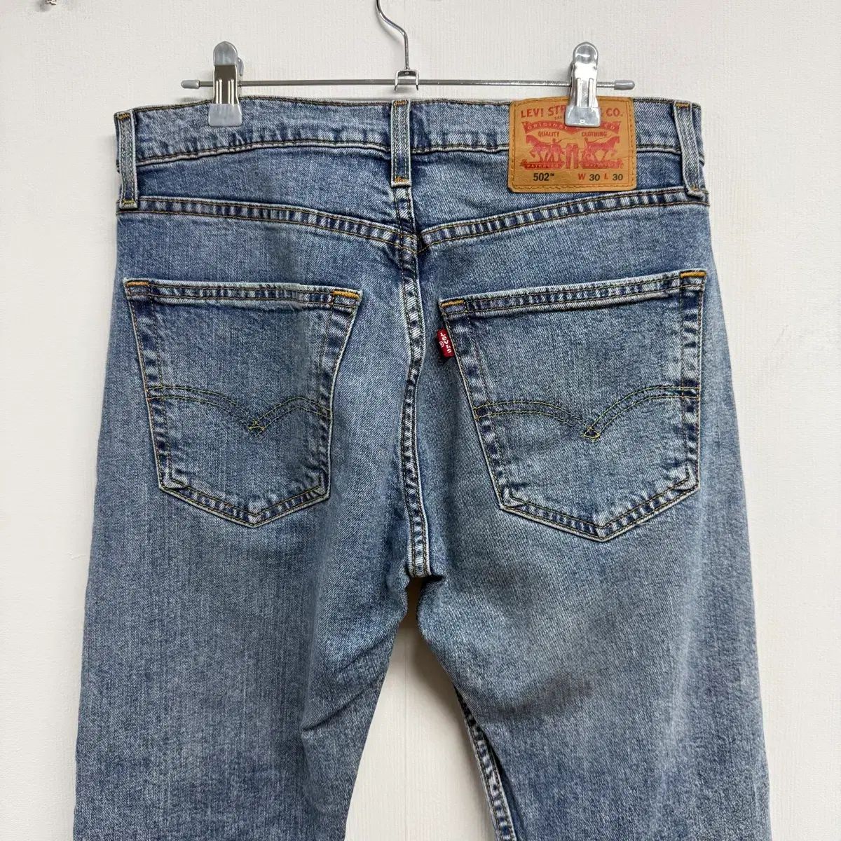リーバイス 502 W30 L30 ライトブルー デニム ズボン JS71 LEVI