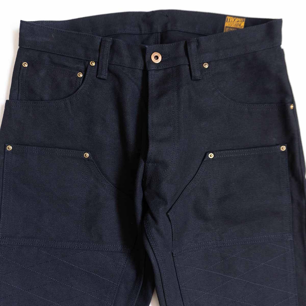 未使用品】trophy clothing【THE SPEEDWAY W-KNEE DENIM BLK】34 