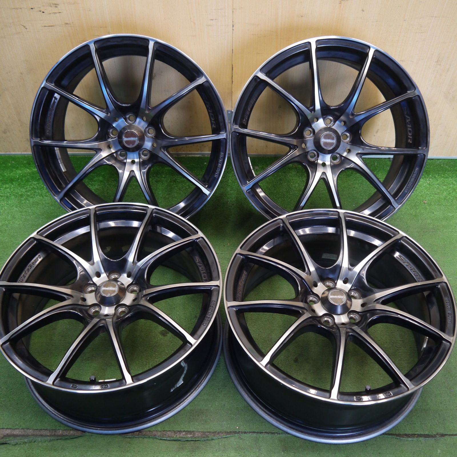 送料無料] キレイ☆プリウス 86 BRZ 等 WedsSport SA-10R 18インチ 