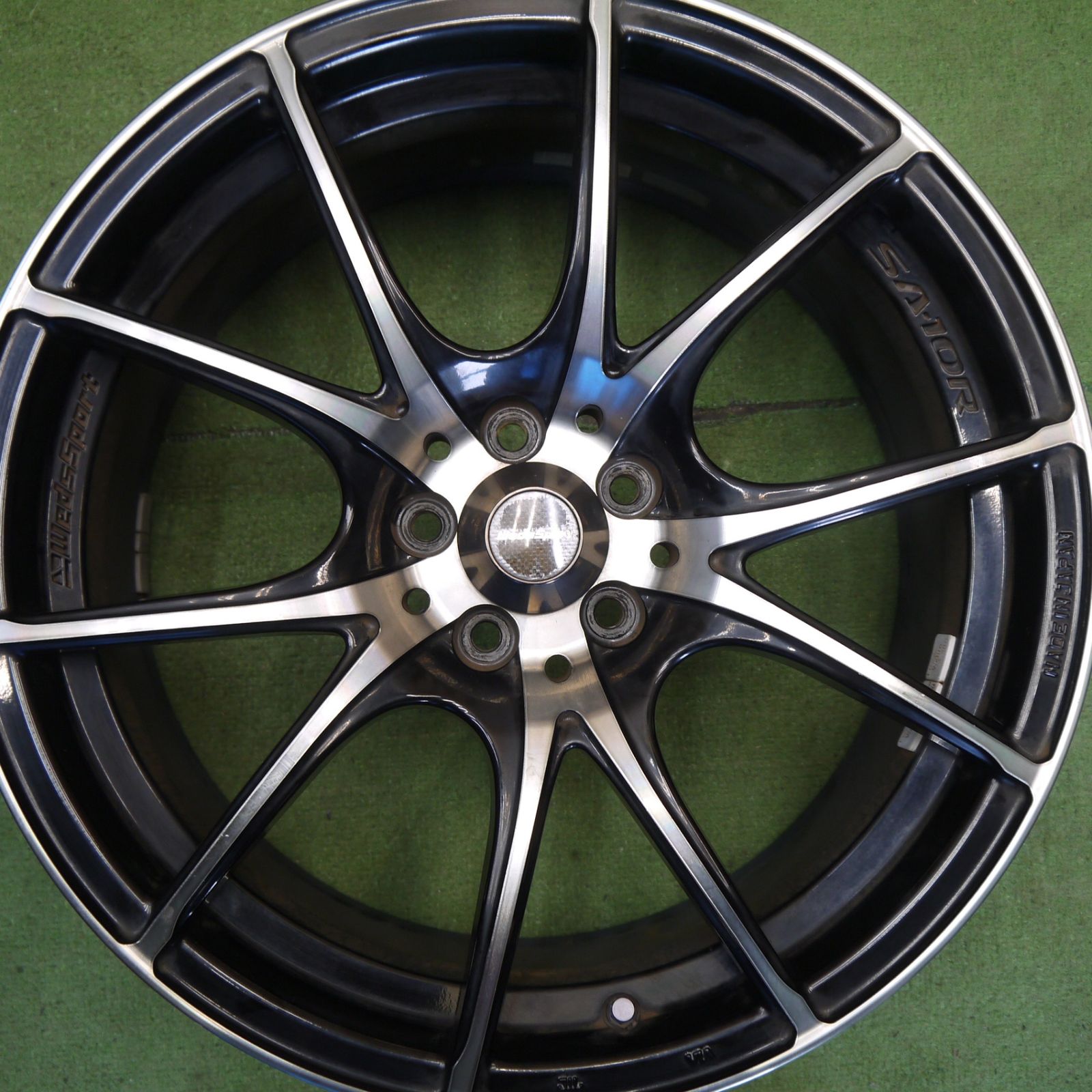 送料無料] キレイ☆プリウス 86 BRZ 等 WedsSport SA-10R 18インチ 
