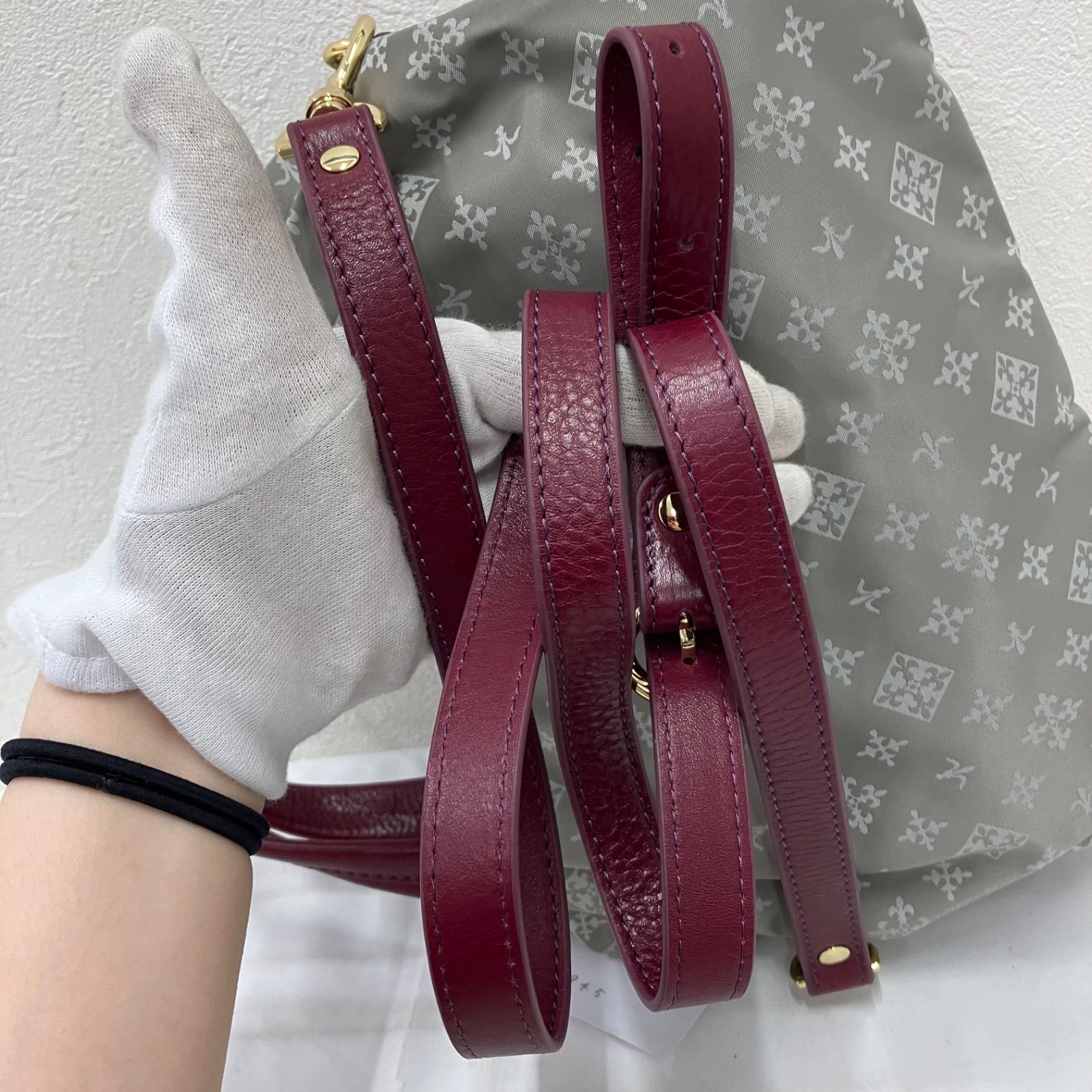 5945 【美品】 russet ラシット 2way ショルダーバッグ ハンドバッグ