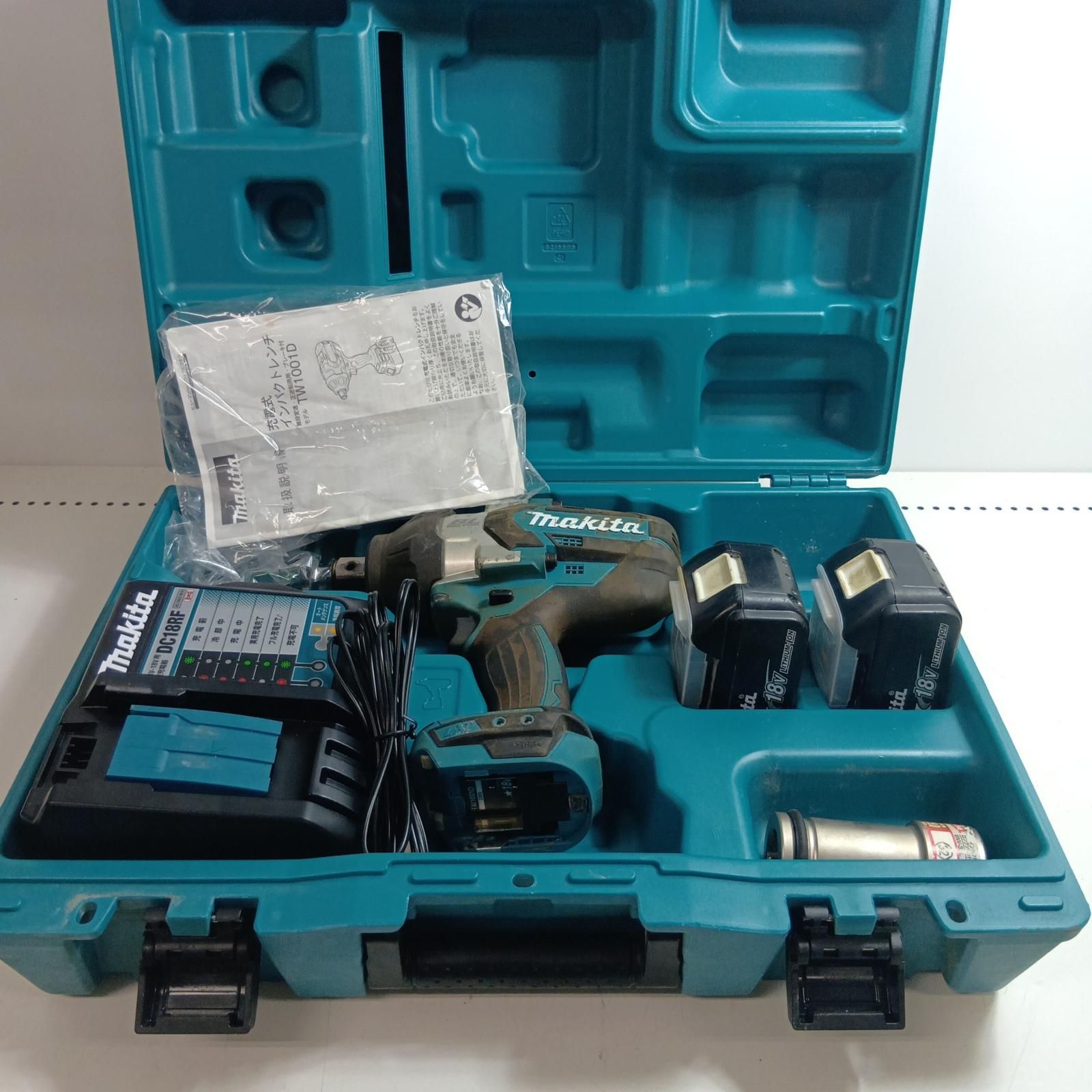 MAKITA マキタ 18v 充電式インパクトレンチ TW1001DRGX ブルー
