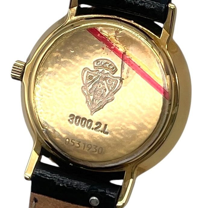 美品 新品電池 稼働品 GUCCI グッチ 3000.2.L レディース腕時計