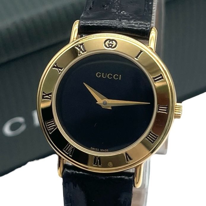 GUCCI グッチ 3000.2.L レディース 腕時計 スモセコ 新品電池 美品 新品電池 稼働品 GUCCI グッチ 3000.2.L レディース腕時計