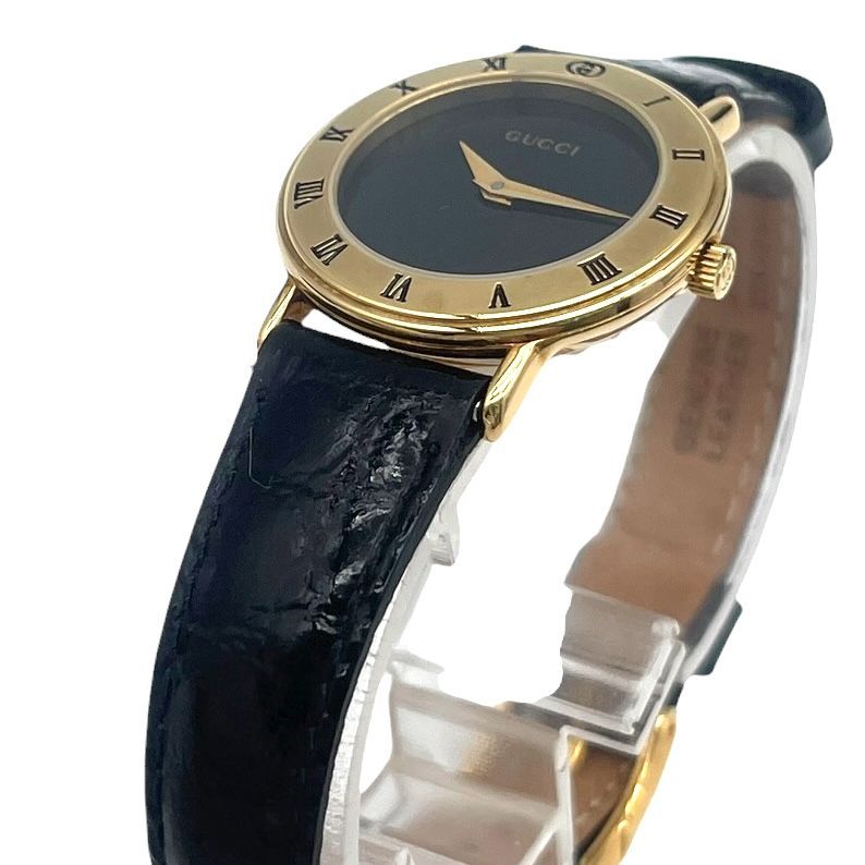 美品 新品電池 稼働品 GUCCI グッチ 3000.2.L レディース腕時計