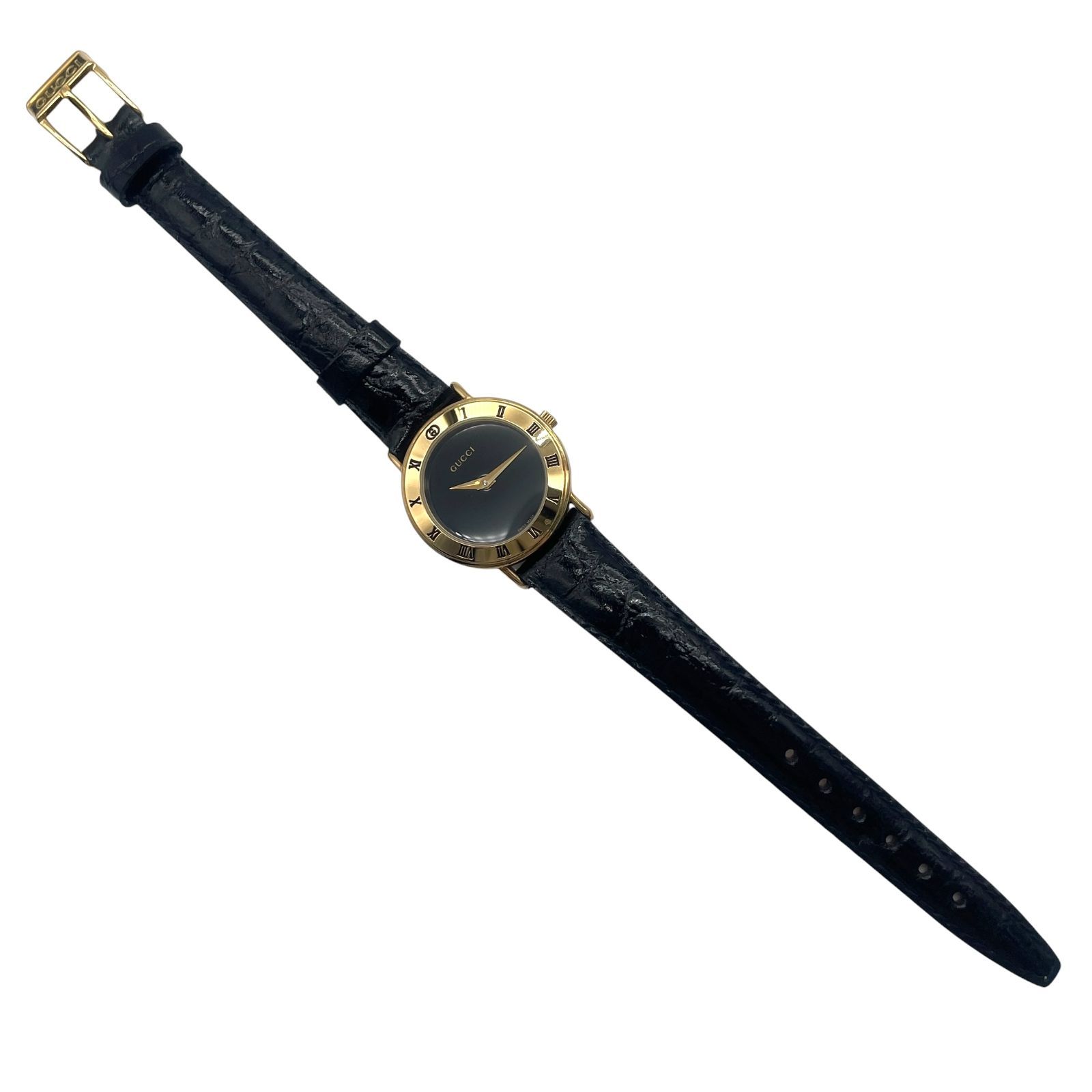 美品 新品電池 稼働品 GUCCI グッチ 3000.2.L レディース腕時計