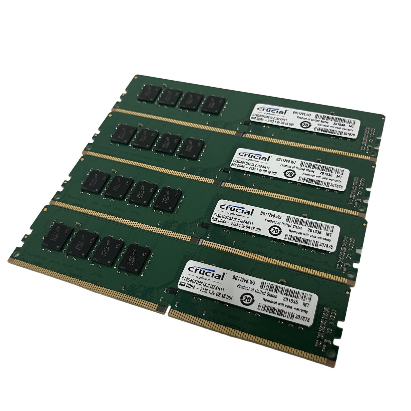 Crucial DDR4-2133 8GB×4枚セット 中古メモリ - メルカリ