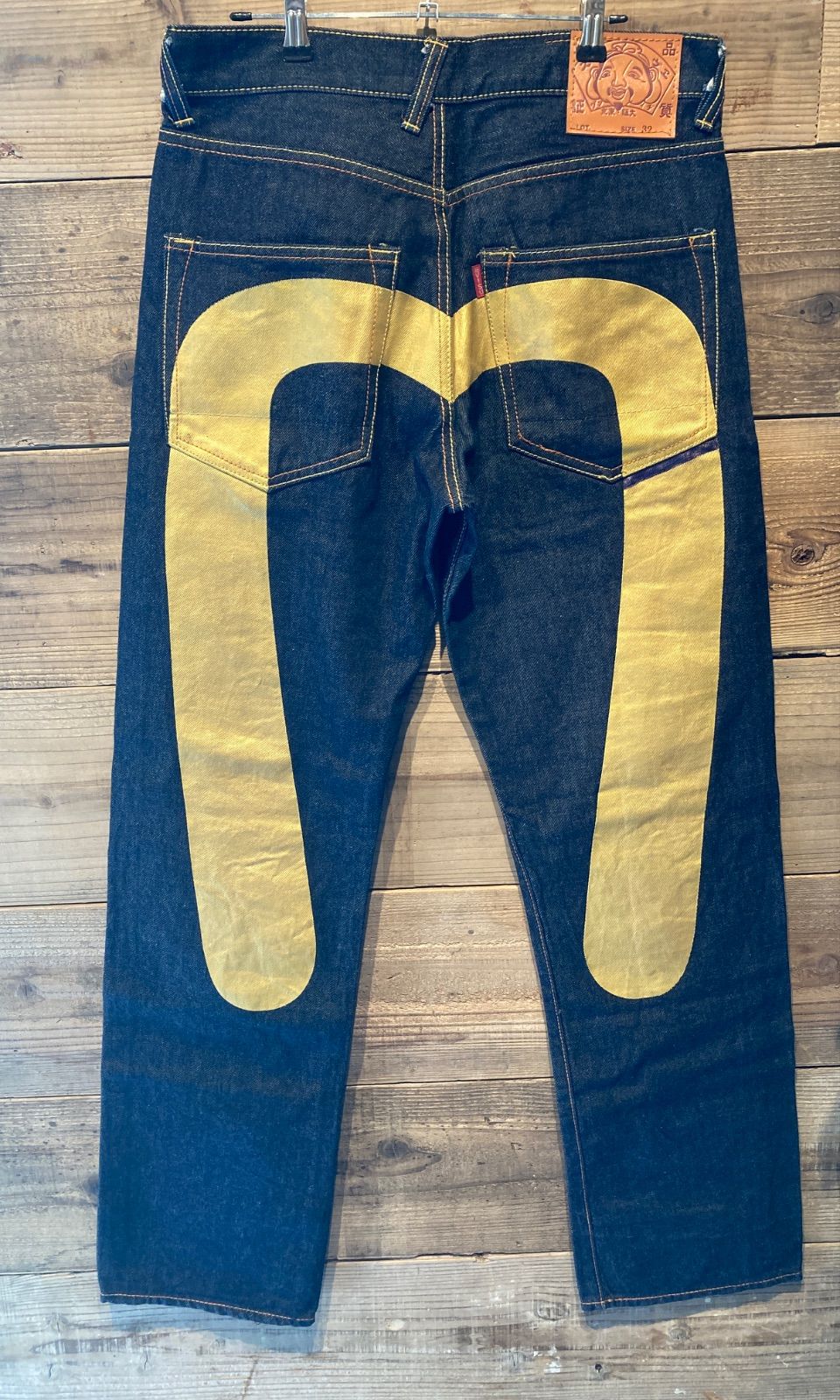 260732 EVISU 大黒 エヴィス デニムパンツ カモメペイント 濃紺 - メルカリ