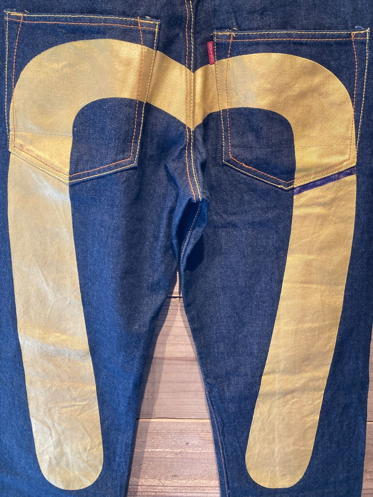 260732 EVISU 大黒 エヴィス デニムパンツ カモメペイント 濃紺 - メルカリ