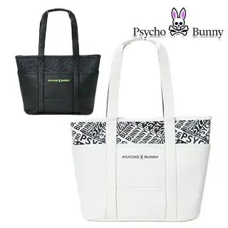 【新品】サイコバニー 2025年秋冬モデル ユニセックス PSYCHO BUNNY トートバッグ FLAGSHIP pbmg5fb4 ゴルフ
