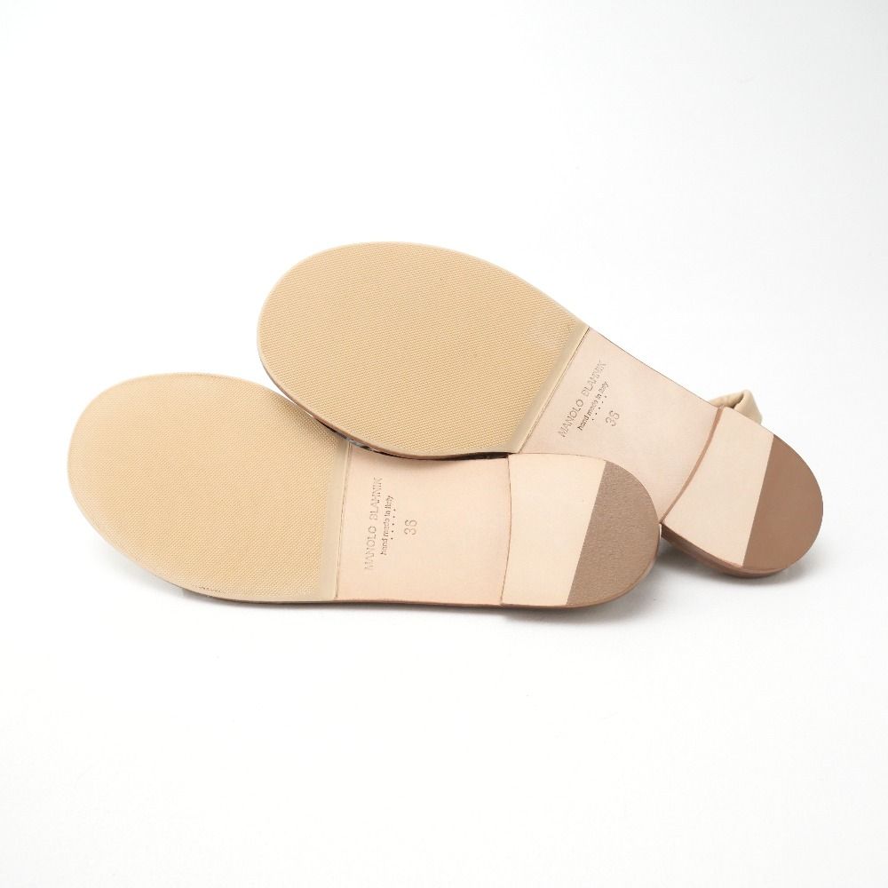 □未使用品□MANOLO BLAHNIK マノロブラニク サンダル サイズ36 レース