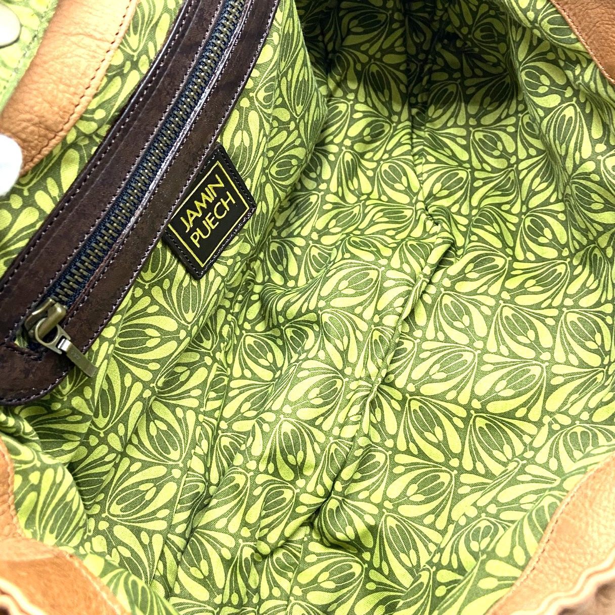 ☆JAMIN PUECH ジャマンピュエッシュ レザー ハンドバッグ トート