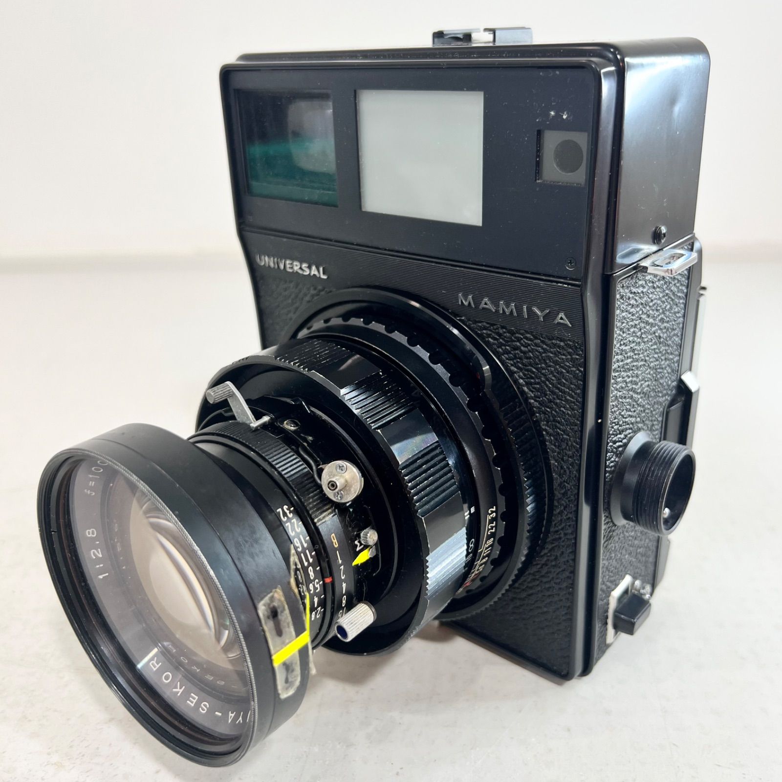 動作未確認】マミヤ MAMIYA UNIVERSAL ボディ Mamiya-Sekor 100mm f