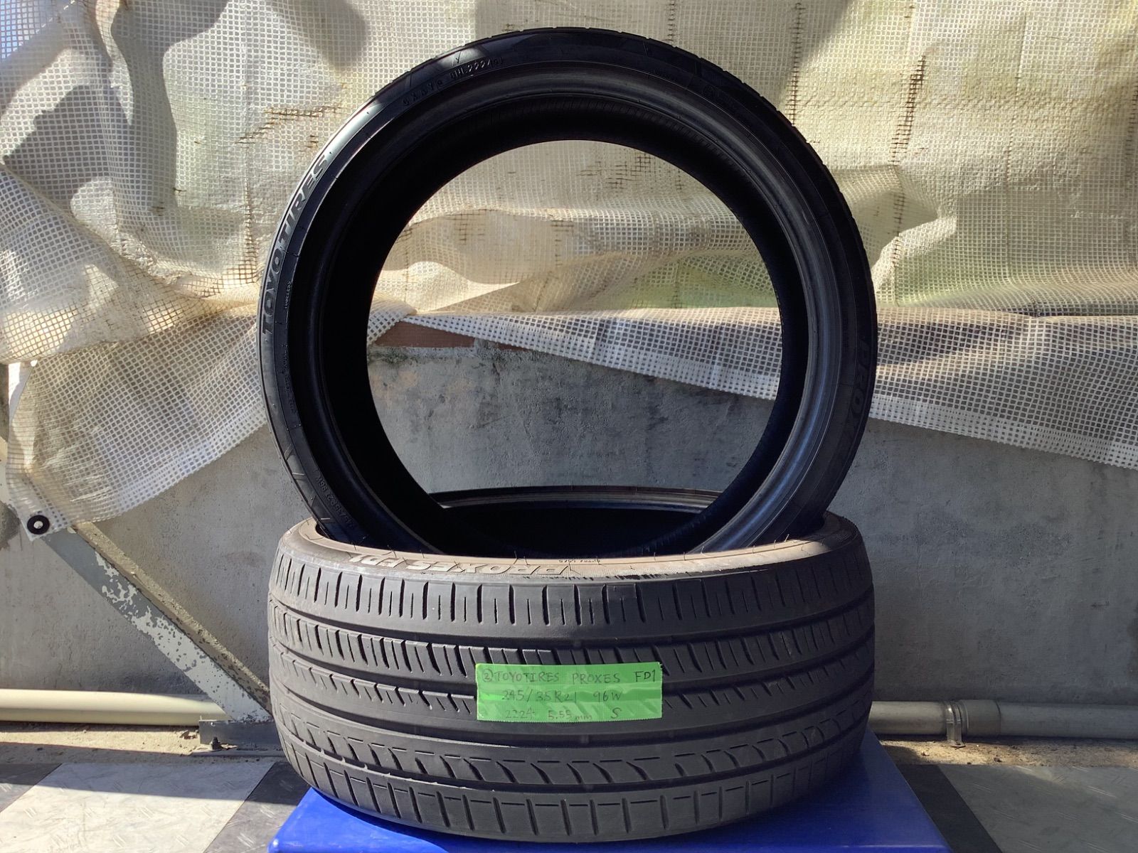 送料込み] 245/35R21 96W 2024年製 TOYOTIRES PROXES FD1 トーヨー