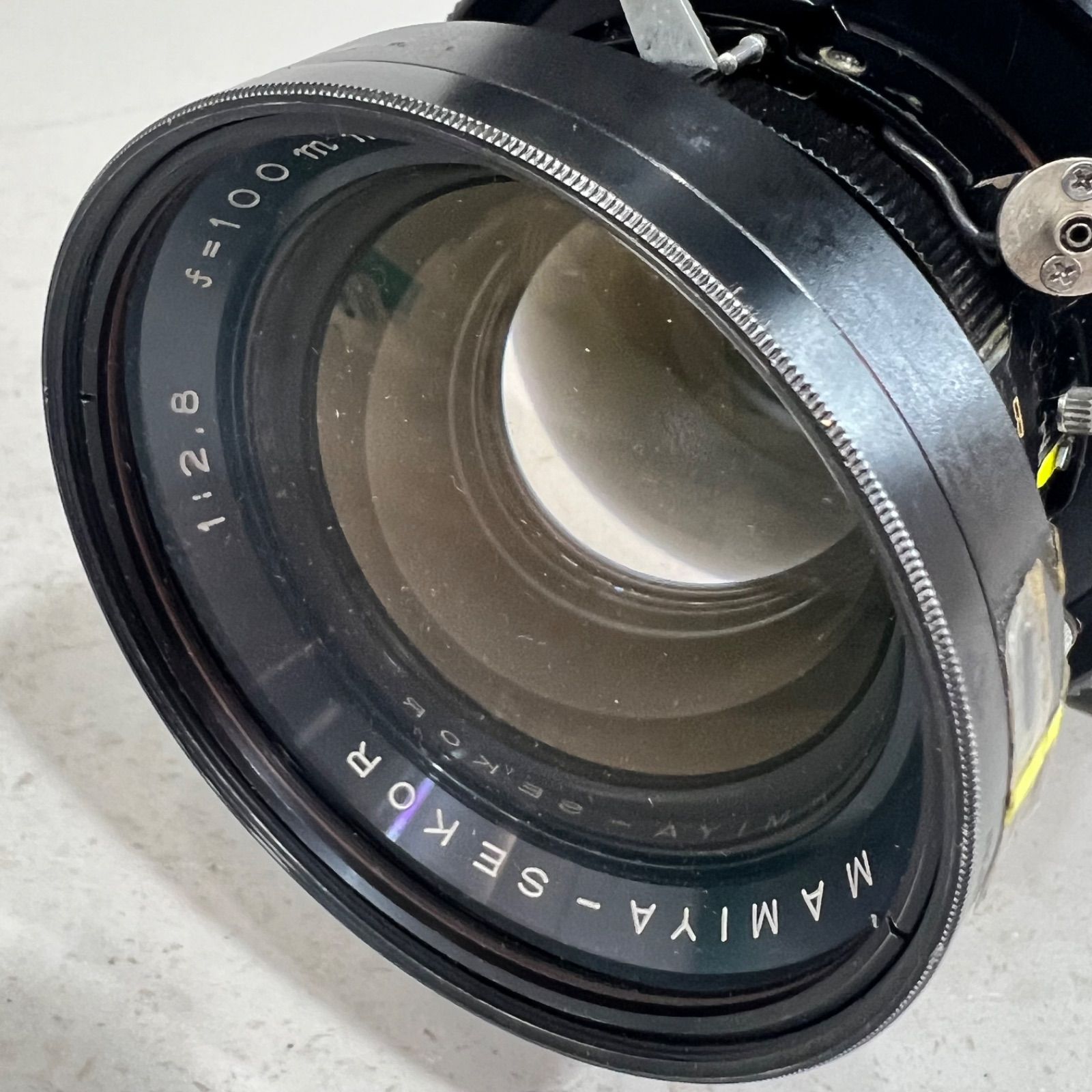 動作未確認】マミヤ MAMIYA UNIVERSAL ボディ Mamiya-Sekor 100mm f