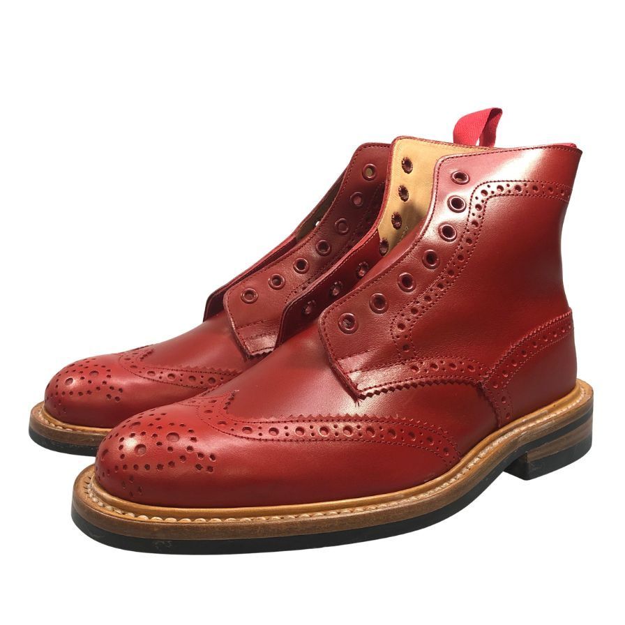 トリッカーズ カントリーブーツ ウイングチップ ストウ【LA】【中古