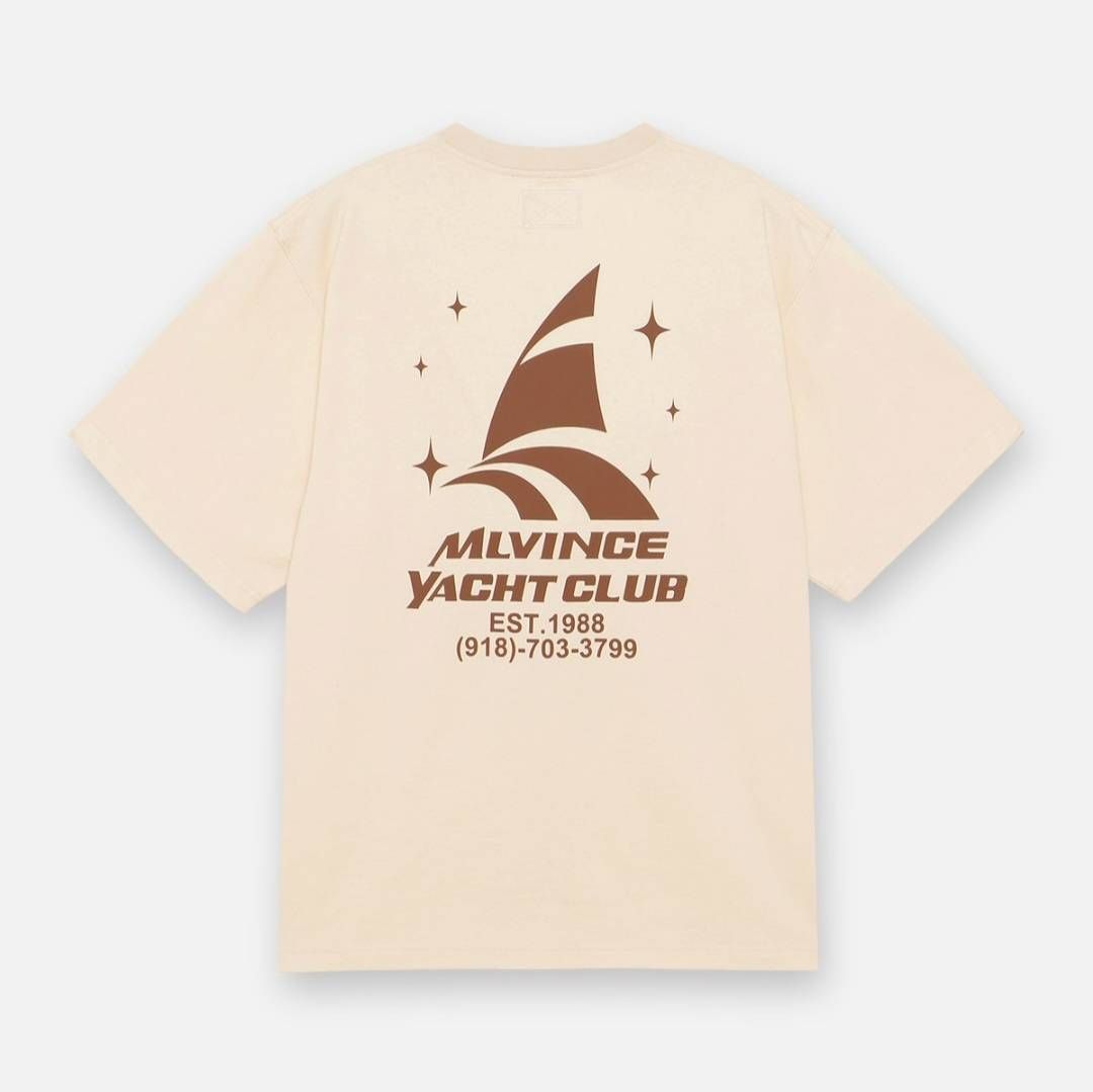 MLVINCE︎ / yacht club s/s tee - S⁄S MLVINCE White