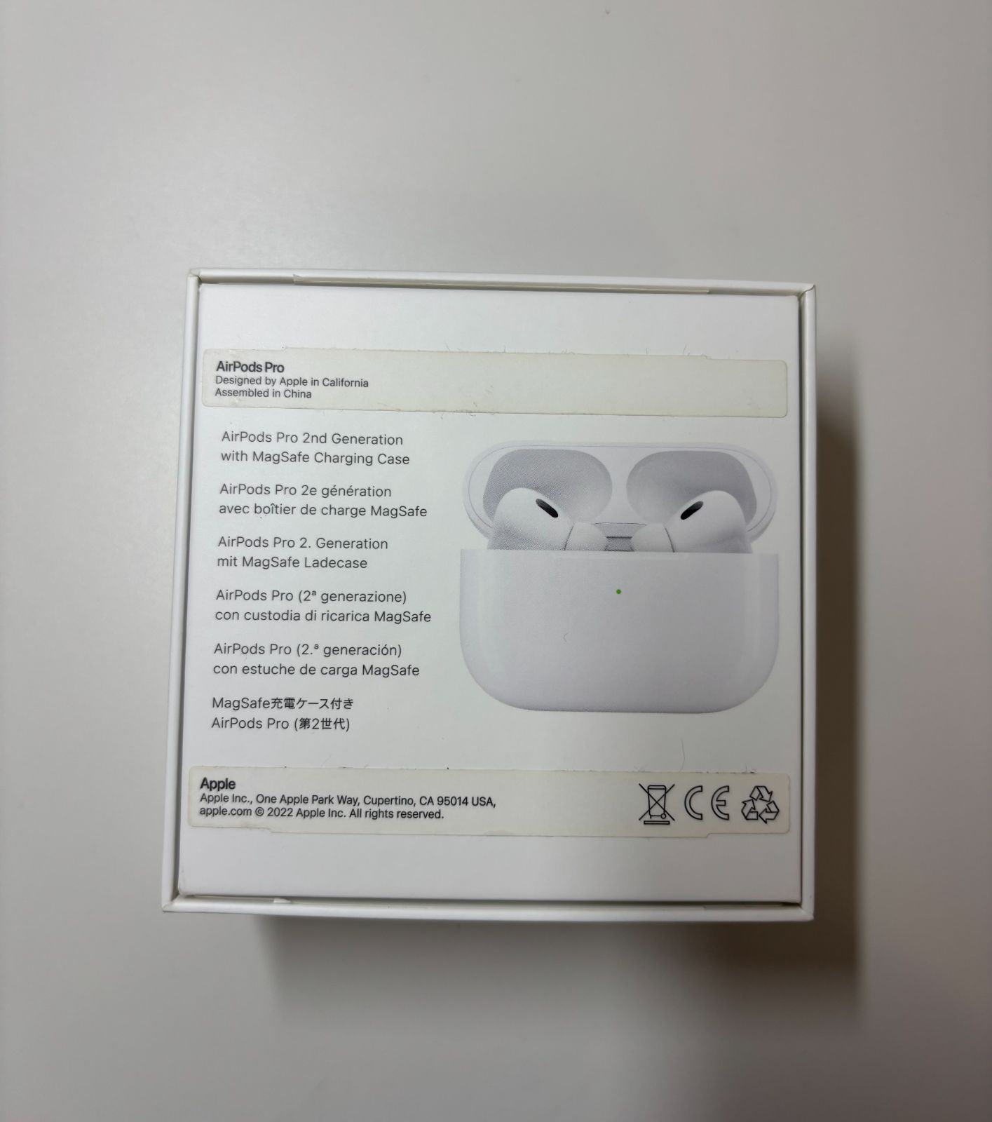 Apple AirPods Pro 第2世代 MQD83J/A 清掃消毒済 - メルカリ