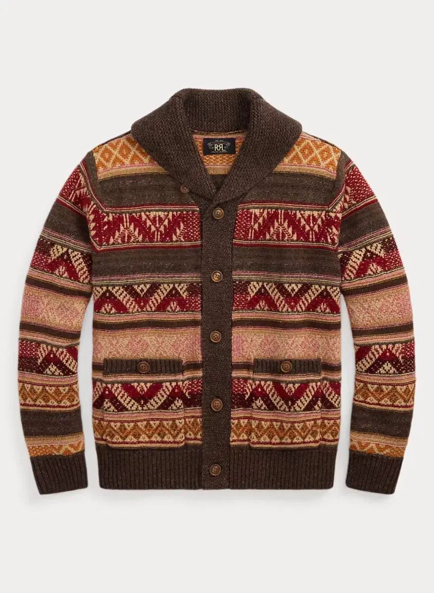 RRL 25FW シルクニットカーディガン メンズ パータン ショール カラー