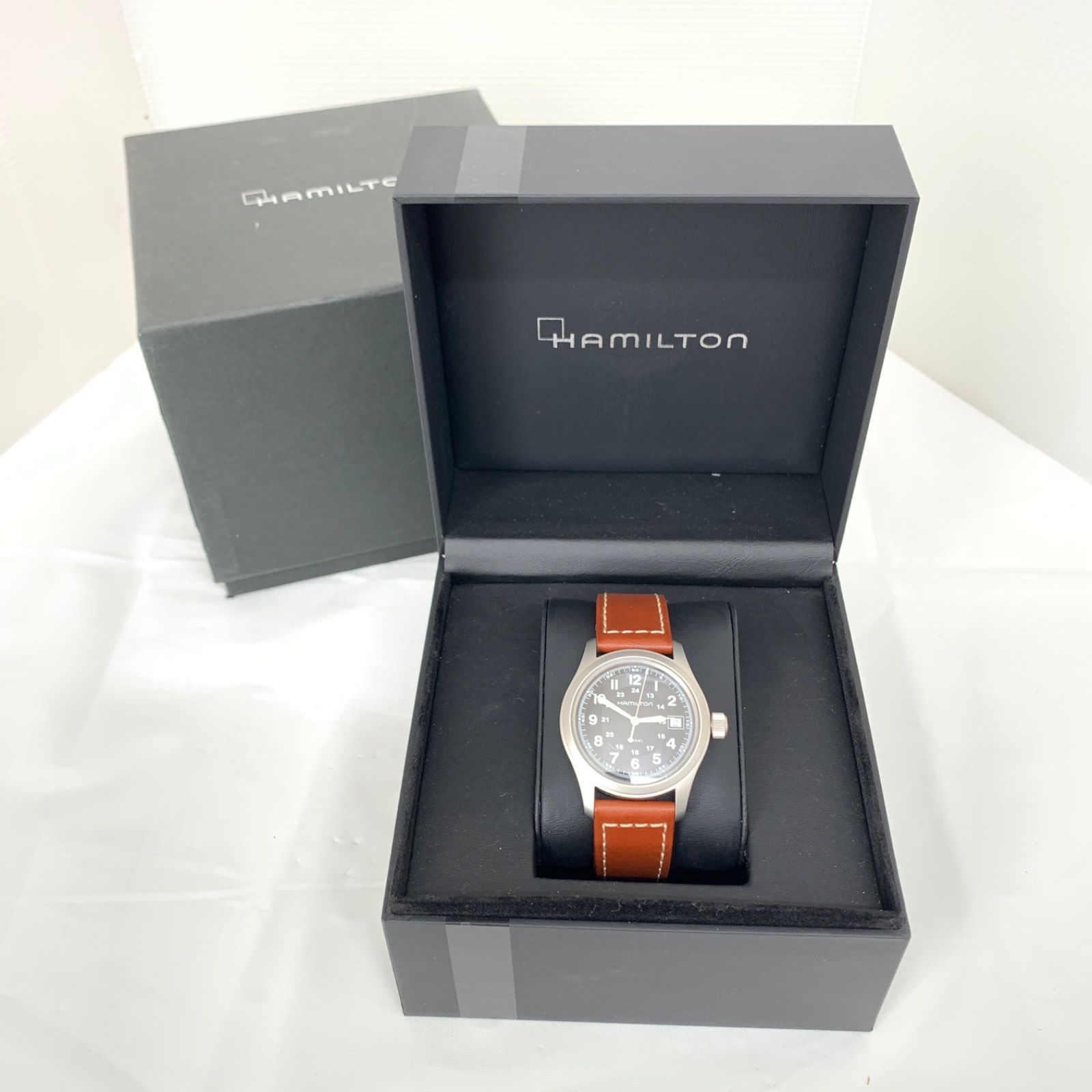 【中古美品】HAMILTON ハミルトン カーキフィールド H68411533 腕時計 店舗併売品　　　M80710-9