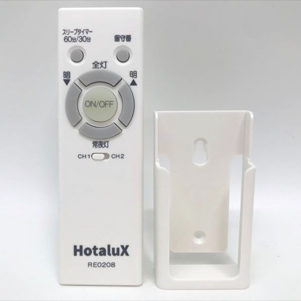 E6750◇〒 展示品 ホタルクス RE0208 純正 照明リモコン ホルダー付き