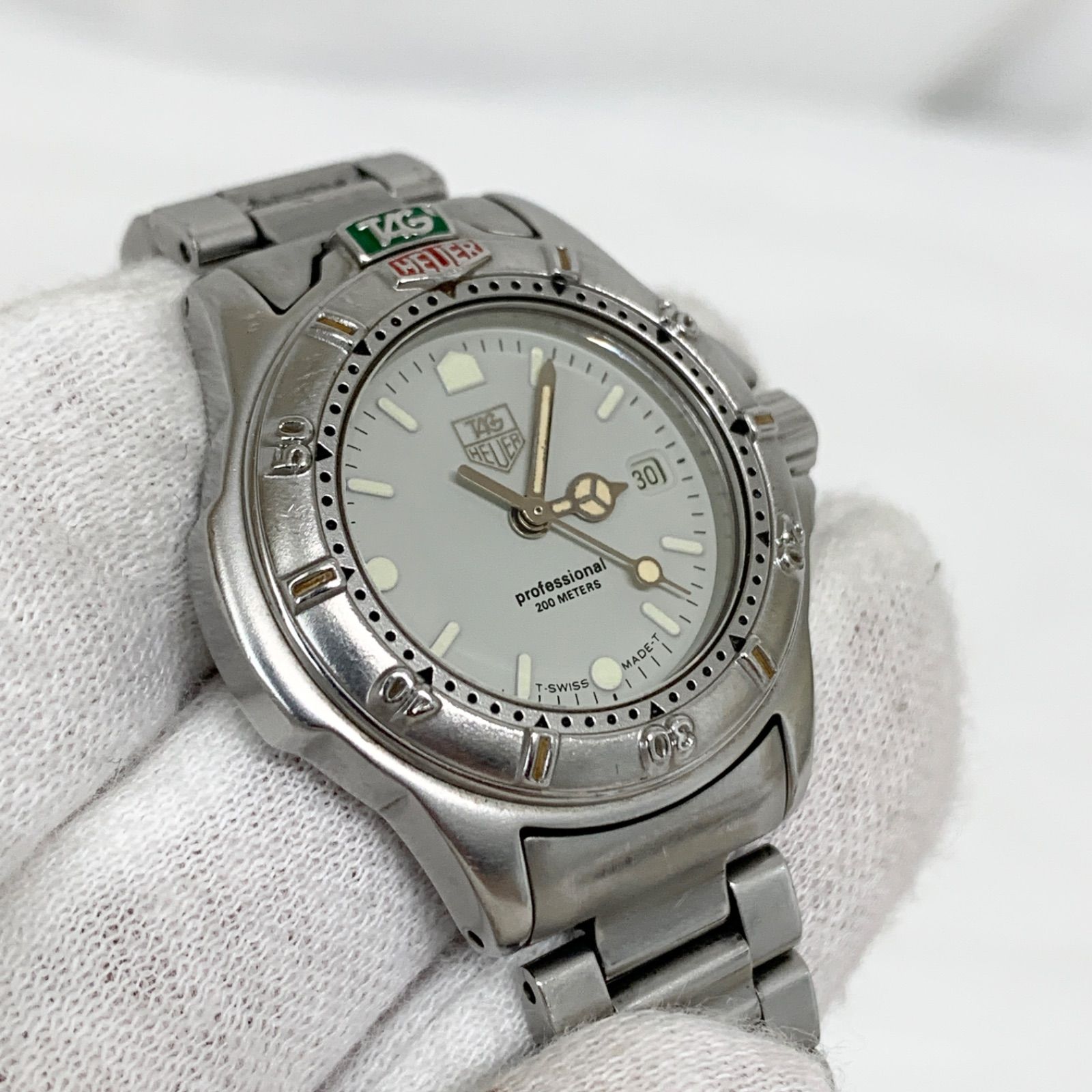 稼働品 TAG Heuer WF1210-K0 プロフェッショナル 腕時計 TAG HEUER タグホイヤー プロフェッショナル 200 WF1210-K0 レディース