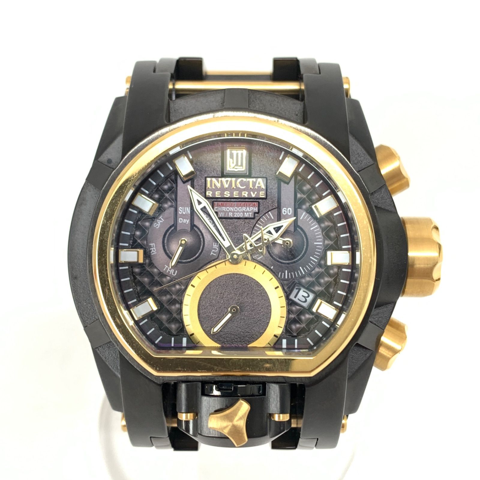 中古美品】INVICTA インビクタ ボルトゼウス 28410 クオーツ 腕時計 