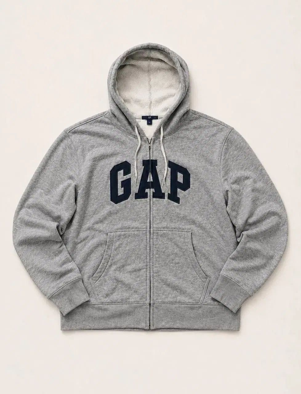 ジップアップパーカー GAP（ギャップ） グレー GAPロゴ M Gap公式