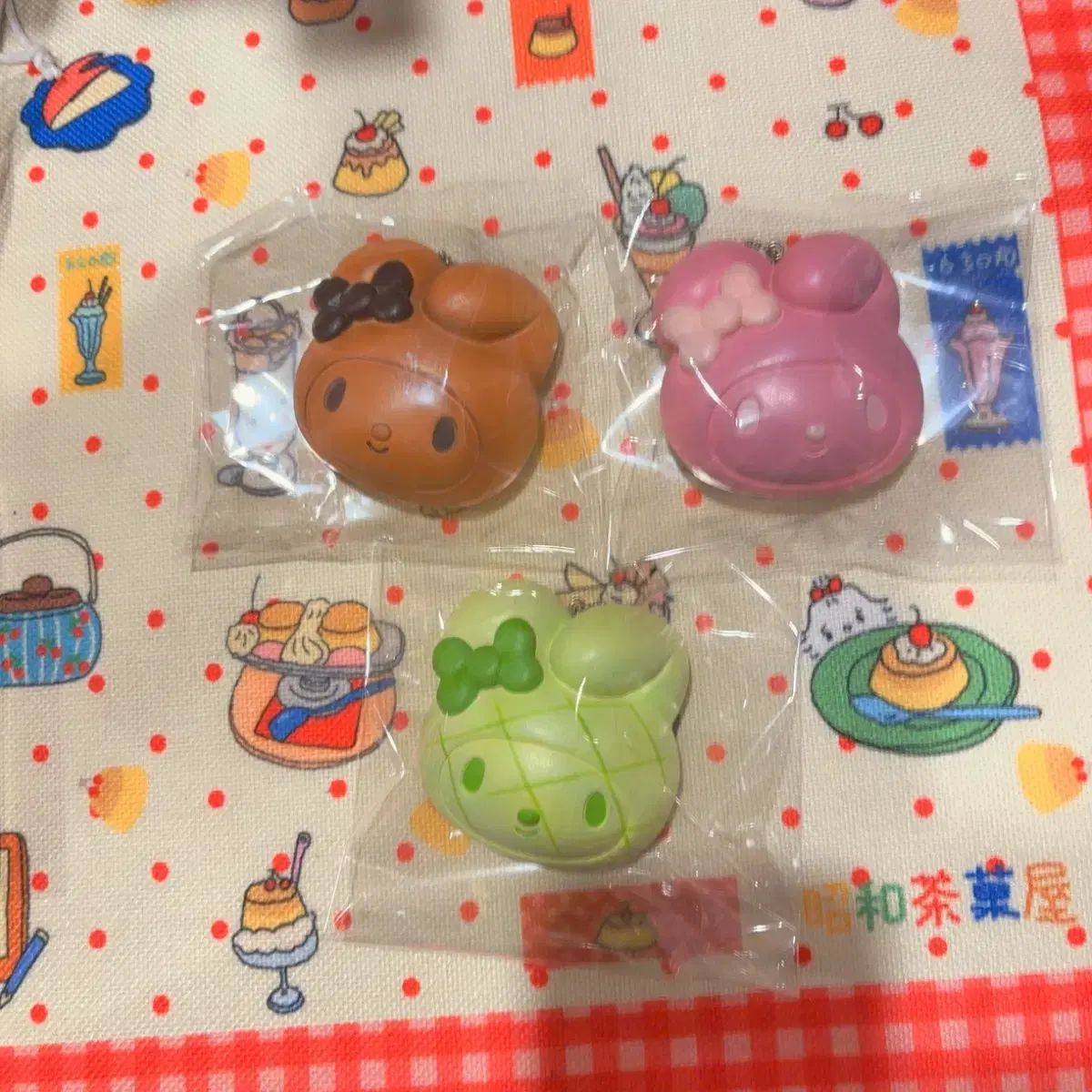 マイメロ立体キーホルダー 公式 東京キャラクターストリートぷっくりっ