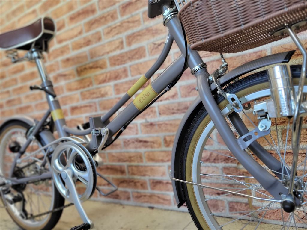 ◇ □ 【 折り畳み自転車 】 美品!! ELISA FDB206 20インチ エリーサ 
