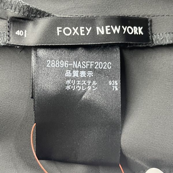 新品タグ付き FOXEY/フォクシーニューヨーク ショートパンツ キュロット38 ◇ フォクシーニューヨーク キュロットショートパンツ フラップ付き