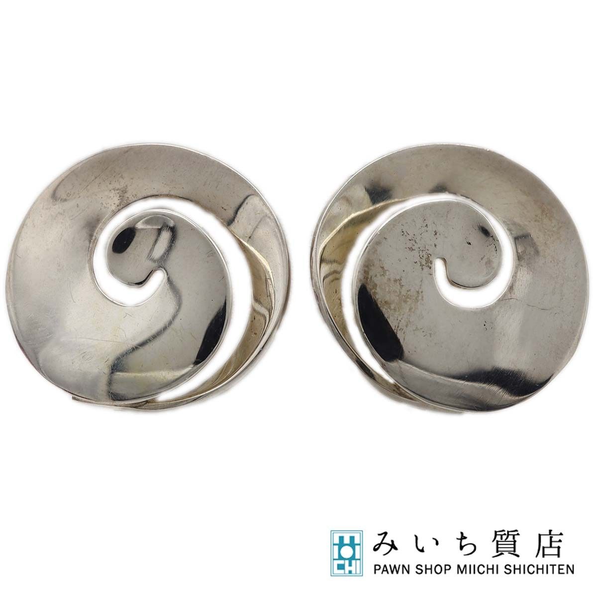 GEORG JENSEN ジョージ ジェンセン イヤリング 925 371A 約8.1g アクセサリー 箱 H21270