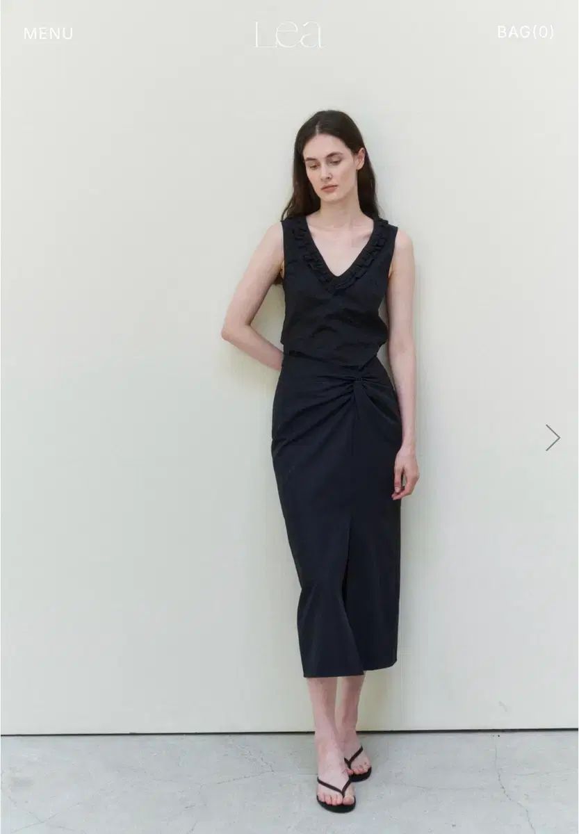 lea 르에 NOA TWIST WRAP SK ノア ツイスト ラップ スカート 10,696円