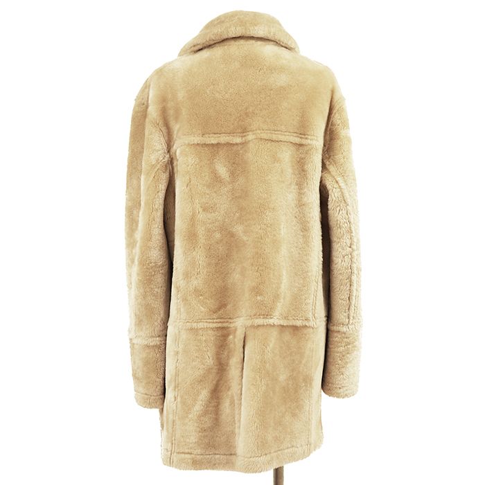 美品】GUCCI グッチ コート ムートン サイズ 50 メンズ リアルファー