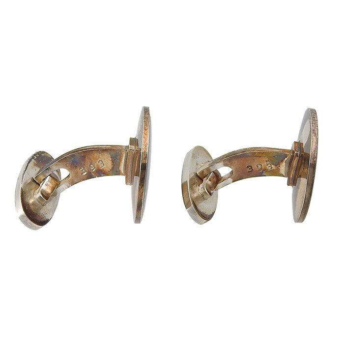 GEORG JENSEN ジョージジェンセン 太極図 モチーフ カフス SV925 13.9g