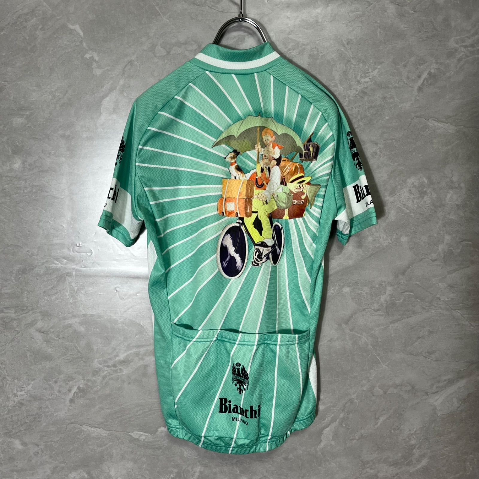 Bianchi Milano ビアンキ ミラノ サイクルジャージ 半袖 Sサイズ