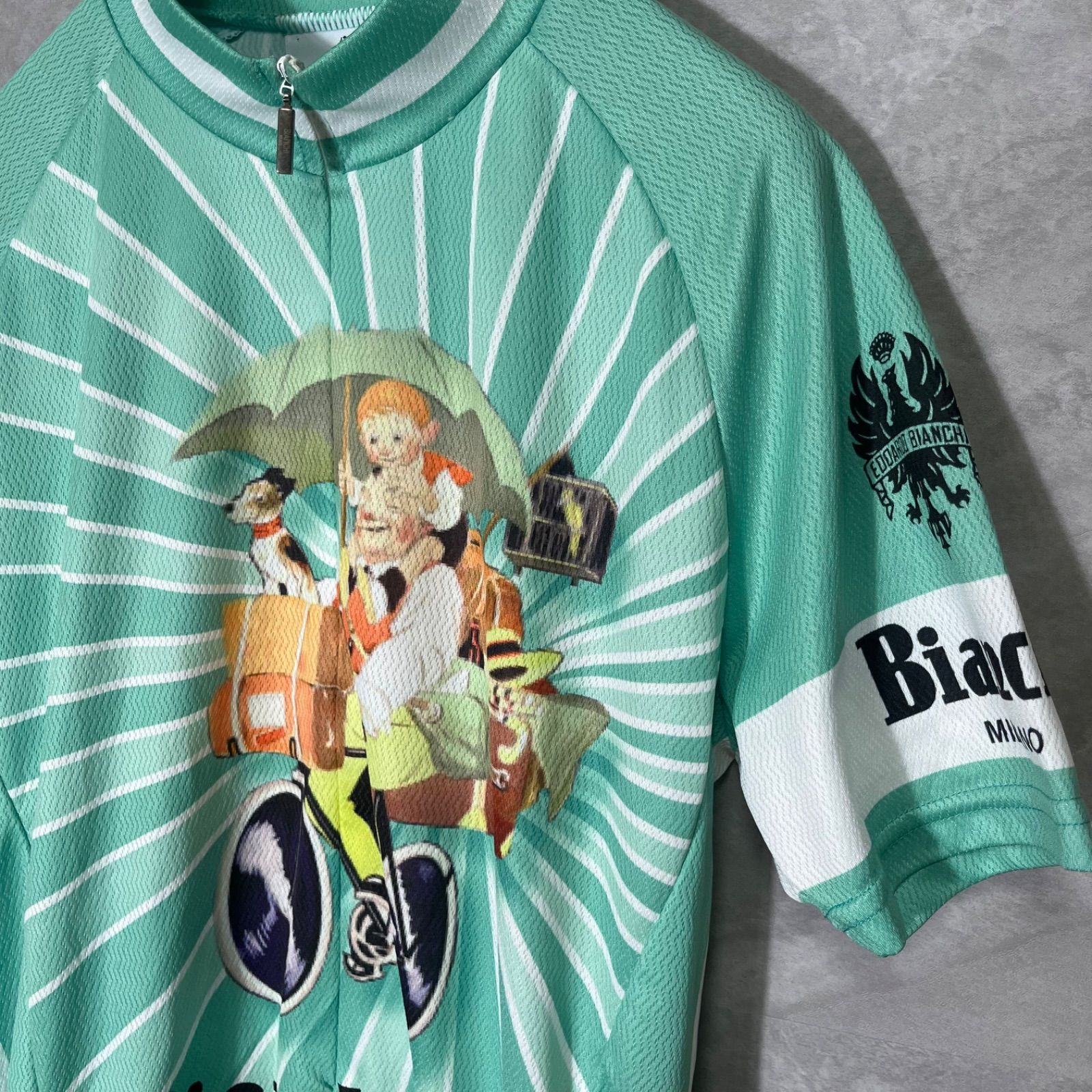 Bianchi Milano ビアンキ ミラノ サイクルジャージ 半袖 Sサイズ
