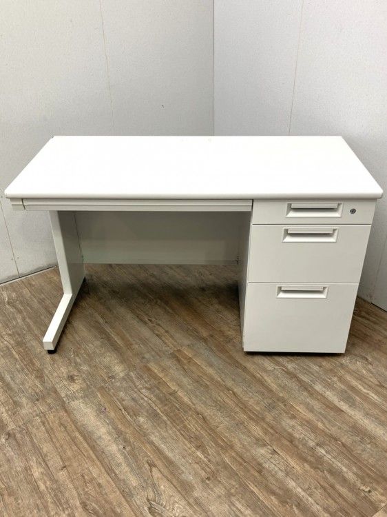 中古品】プラス リードシリーズ 1200片袖デスク ホワイト - メルカリ