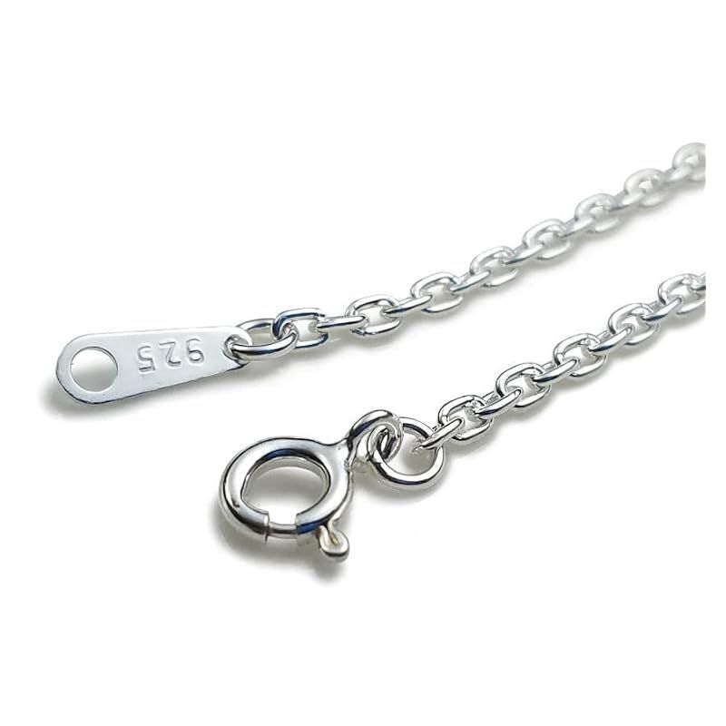 [dredline] 2.3mm/40cm cl60 小豆チェーン シルバーネックレス レディース メンズ 鎖 ペンダント用 メンズ silver925 シルバー925 シルバーアクセ (40, CL60 幅2.3mm)