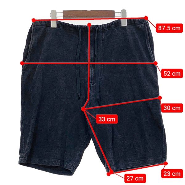 COMOLI コモリ シルクネップジャージショーツ ショートパンツ ハーフ